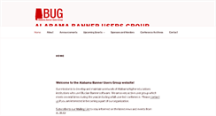 Desktop Screenshot of albug.org