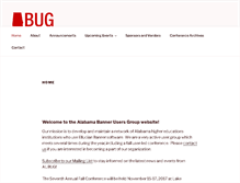 Tablet Screenshot of albug.org